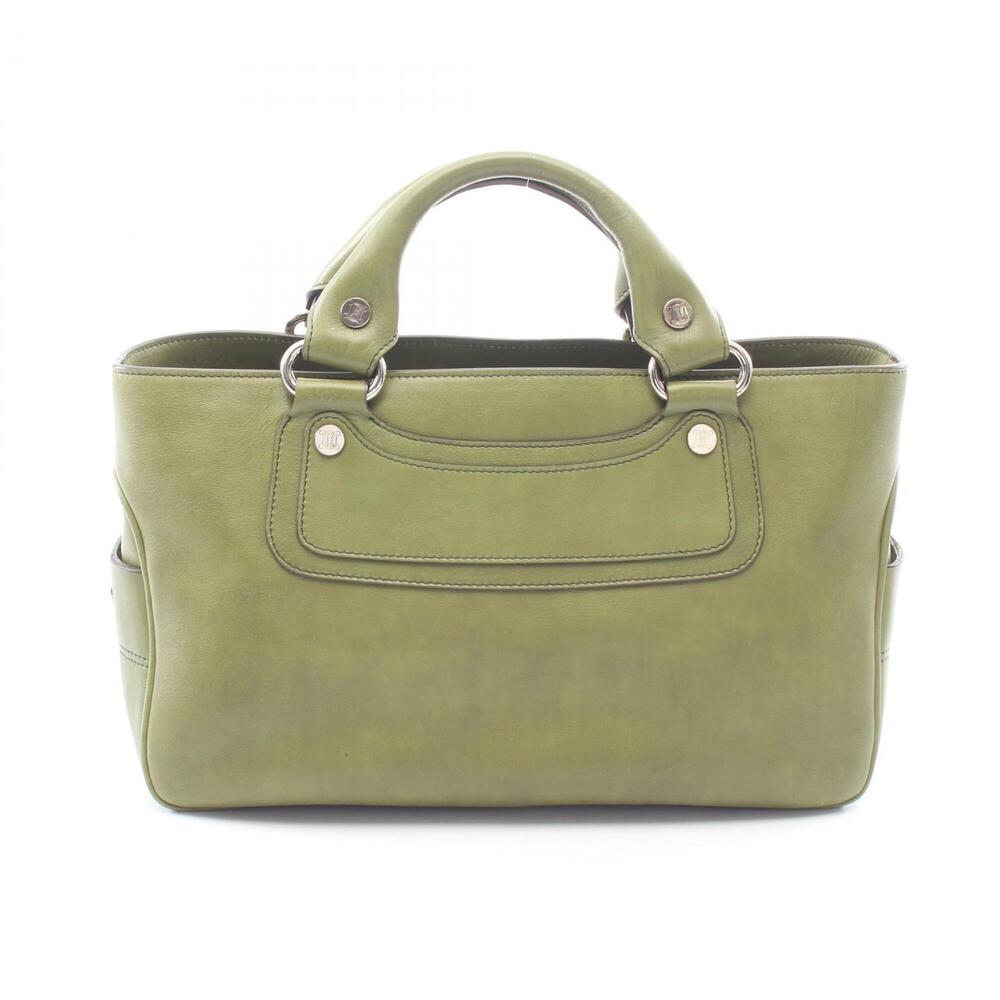 Celine Boogie Bag Handbag, Leather, Women's, Green